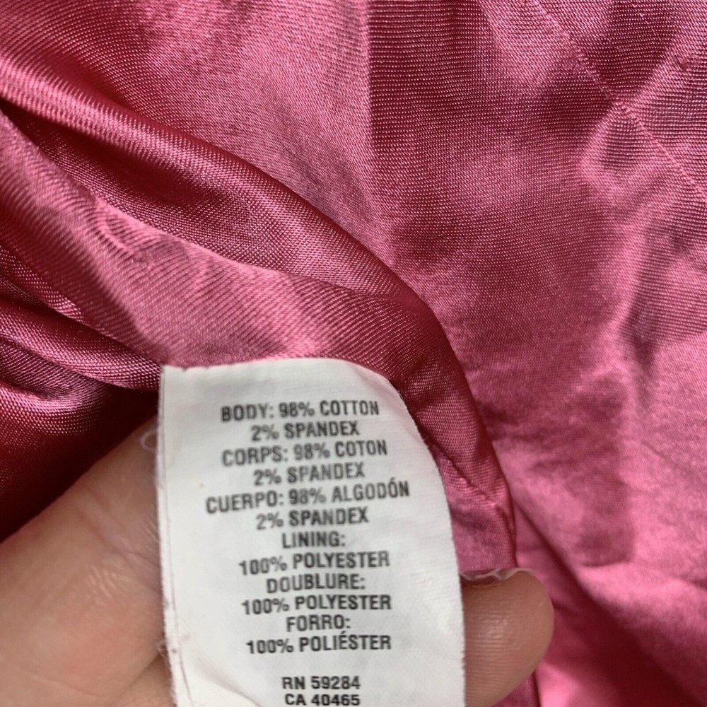 Childrens Place Pink  Floral Retro Jacket  -21 - Picture 4 of 10